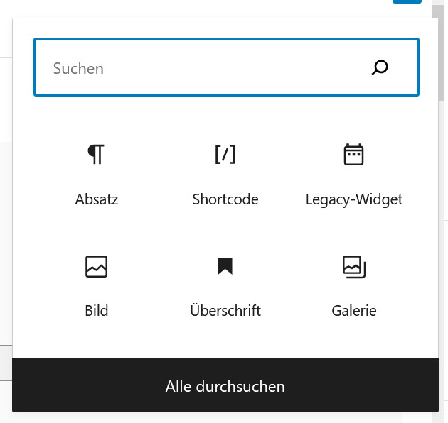 Gutenberg Editor deaktivieren